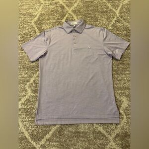 Men's Size Medium Peter‎ Millar Summer Comfort Golf Polo Athletic Purple Solid
